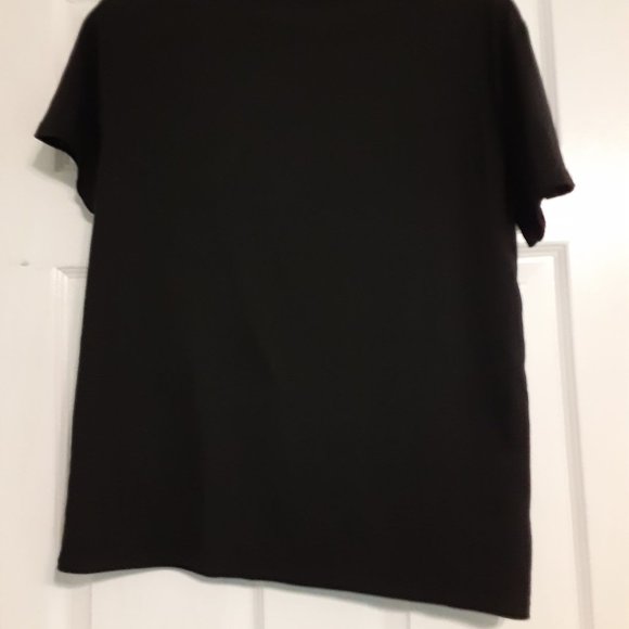 Women's Black Funny Vsco Skip a Straw Save a Turtle T-Shirt - Picture 3 of 3